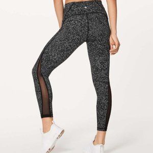 Lululemon Train Times Leggings 7/8 25" With Mesh